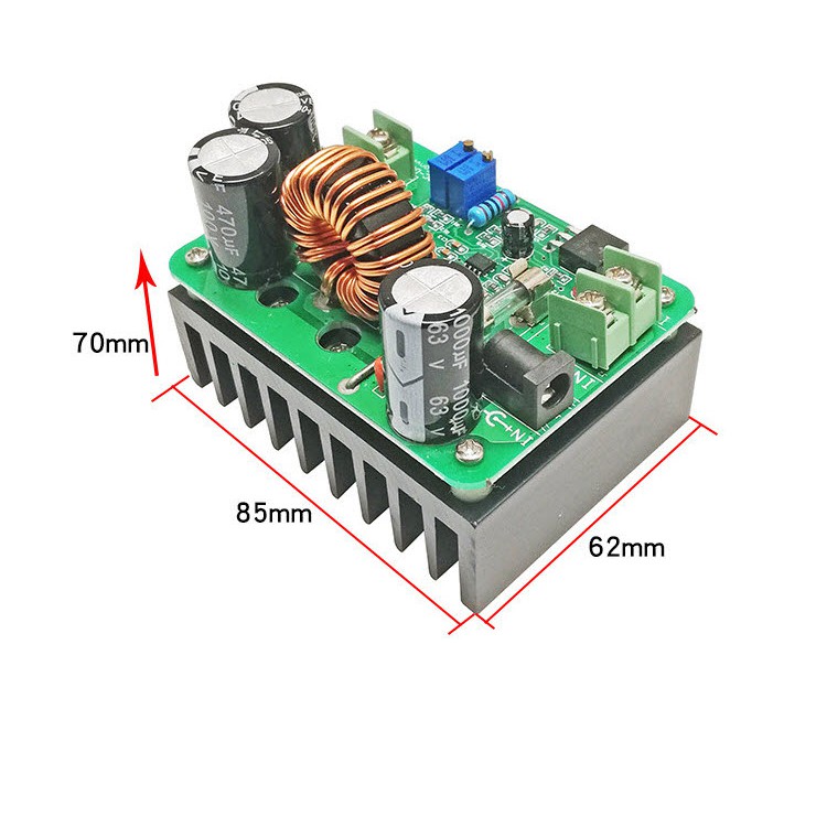 Mạch tăng áp, nâng áp DC - DC 600w tăng áp loa kéo điều chỉnh dòng áp