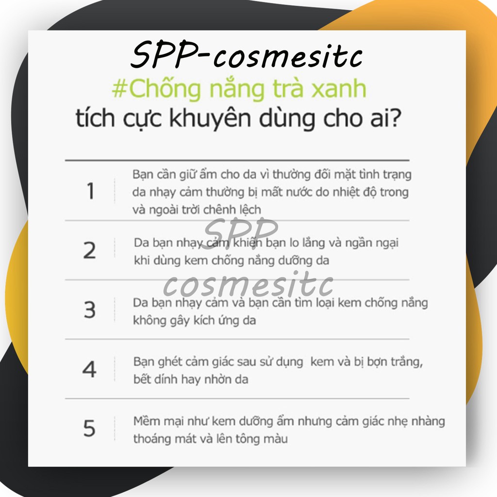 Kem chống nắng an toàn, lên tone trắng da, tinh chất trà xanh-UV PERFECT AIF-SAFE SUNCREAM SPF50+ PA++++