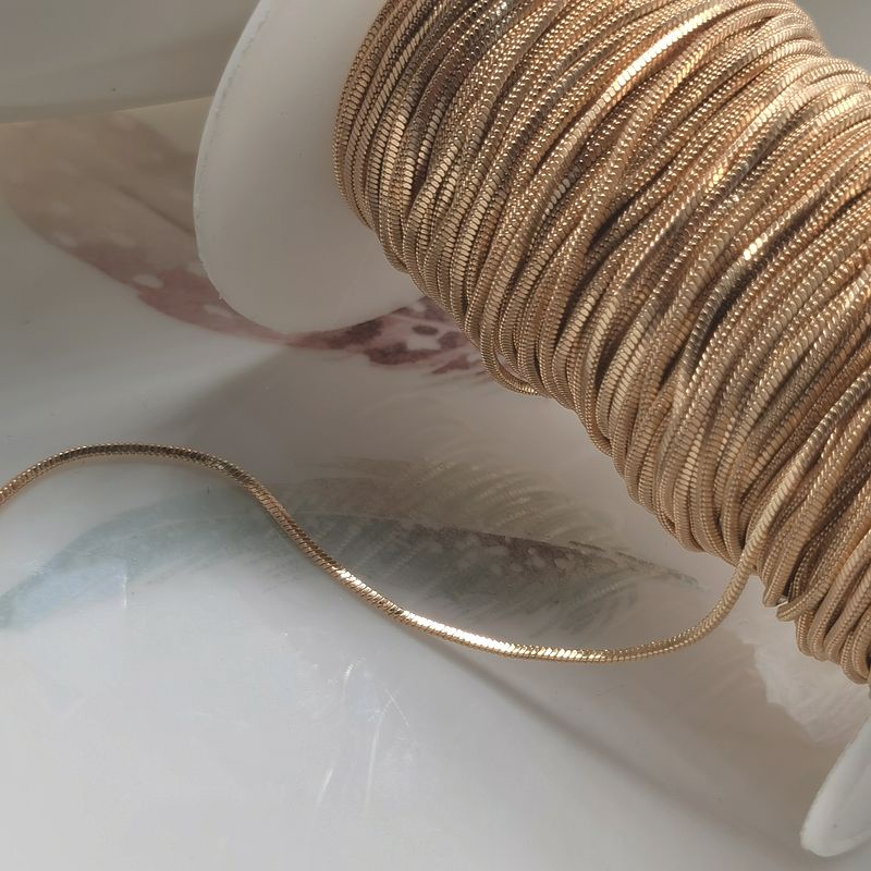 Dây Chuyền Đồng Mạ Vàng/Bạc 1m Đính Vỏ Sò Hình Vuông Tự Làm Trang Sức Đơn Giản