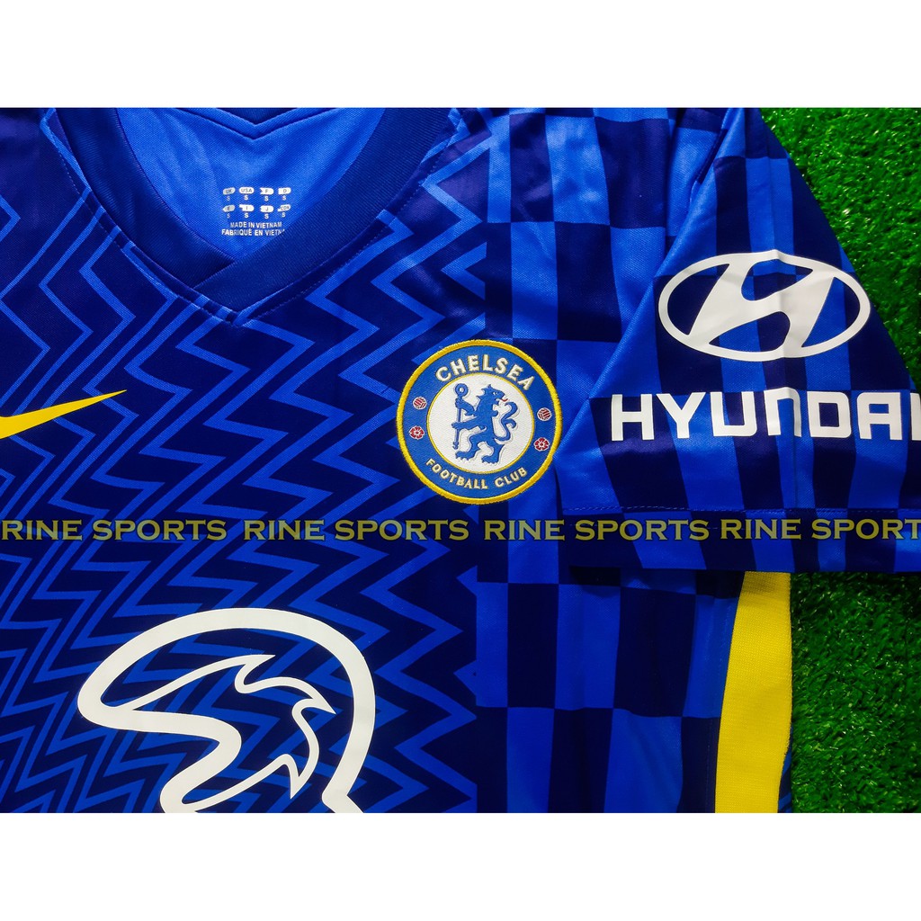 Hàng Thailand Super Bộ Áo bóng đá Chelsea xanh sân nhà chuẩn thi đấu mùa mới 2021 - 2022
