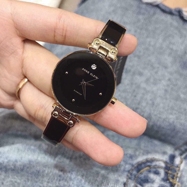 Đồng hồ nữ ANNE KLEIN dáng kiềng model AK/1980BKGB và AK/1980BMRG