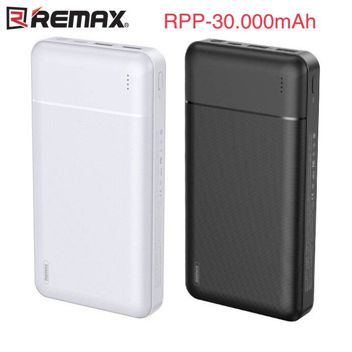 Pin Sạc Dự Phòng 30.000mah Remax RPP-167 Lango Series Fast Charing 2.1A Tích Hợp 2 Cổng USB - RPP-167