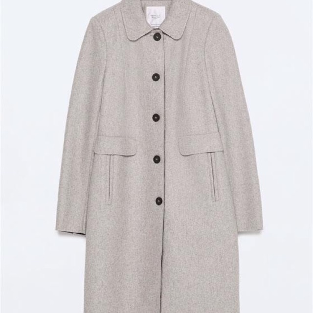 Coat dạ lông cừu Zara