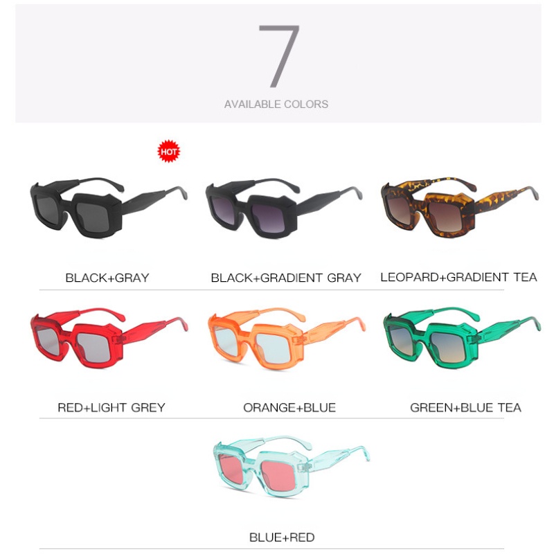 Kính Mát Gọng Nhỏ Màu Sắc Ngọt Ngào Thời Trang Phong Cách Phương Tây