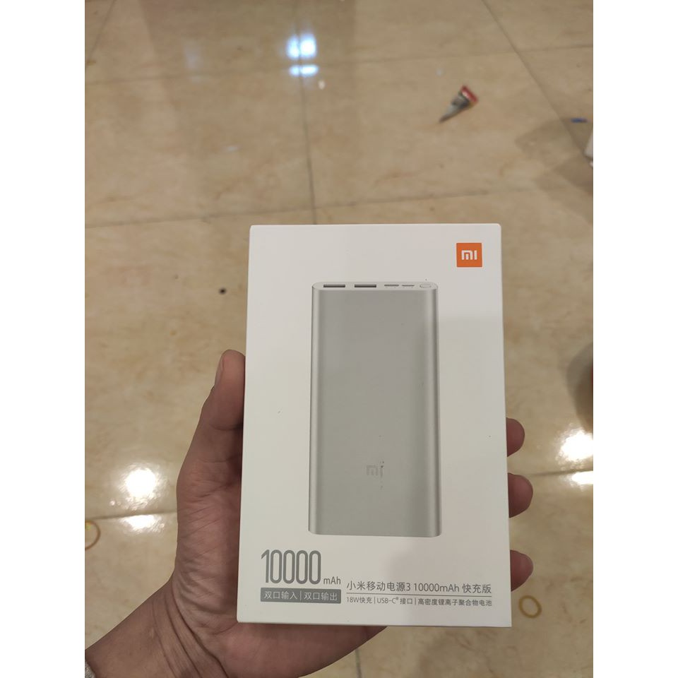 Pin sạc dự phòng Xiaomi Gen3 dung lượng 10000mAh