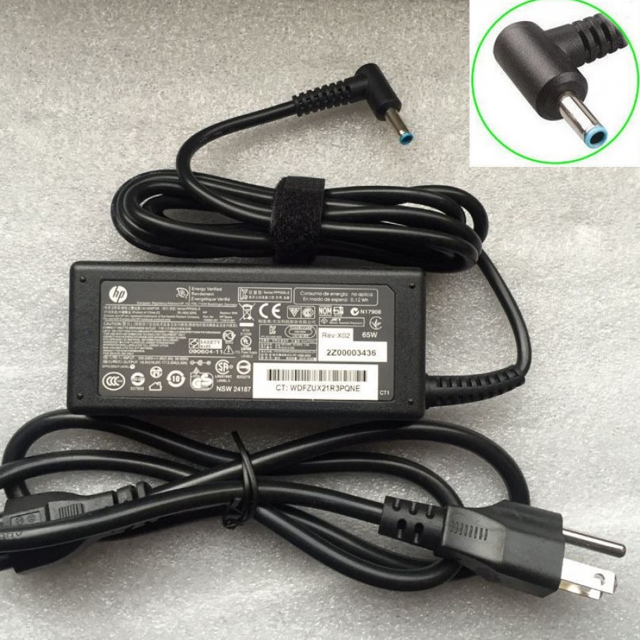 (ADAPTER) SẠC LAPTOP HP ENVY 19.5V-3.33A (65W) (Kim nhỏ) kích thước đầu ghim 4.5 x 3.0 mm