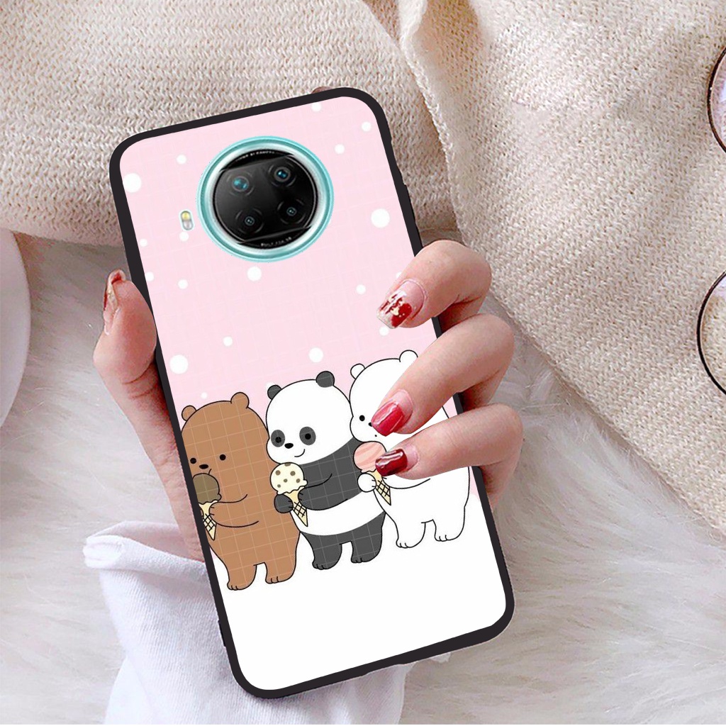 Ốp lưng Xiaomi Redmi Note 9 Pro 5G viền dẻo TPU BST Gia Đình Nhà Gấu