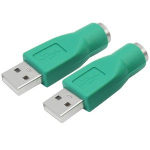 Bộ 2 đầu nhựa chuyển đổi bàn phím chuột ps2 đến usb chuyên dụng