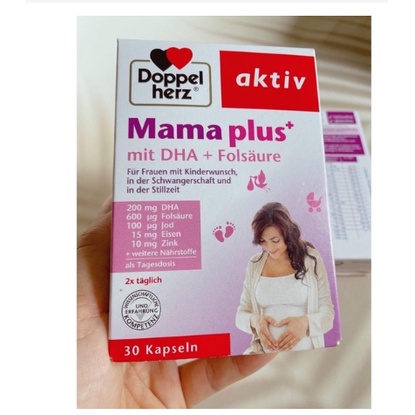 VITAMIN BẦU DOPPELHERZ MAMA PLUS DHA 30 VIÊN