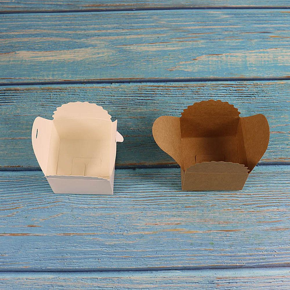 🍊Yann🍊 Set 10 hộp giấy Kraft Mini đựng bánh kẹo nhiều màu phong cách cổ điển