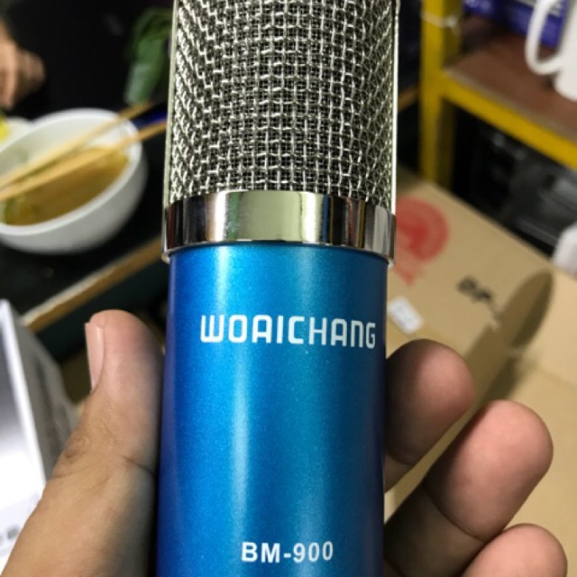 [Mã ELHACE giảm 4% đơn 300K] Micro thu âm Woaichang bm900 shock mount bằng kim loại