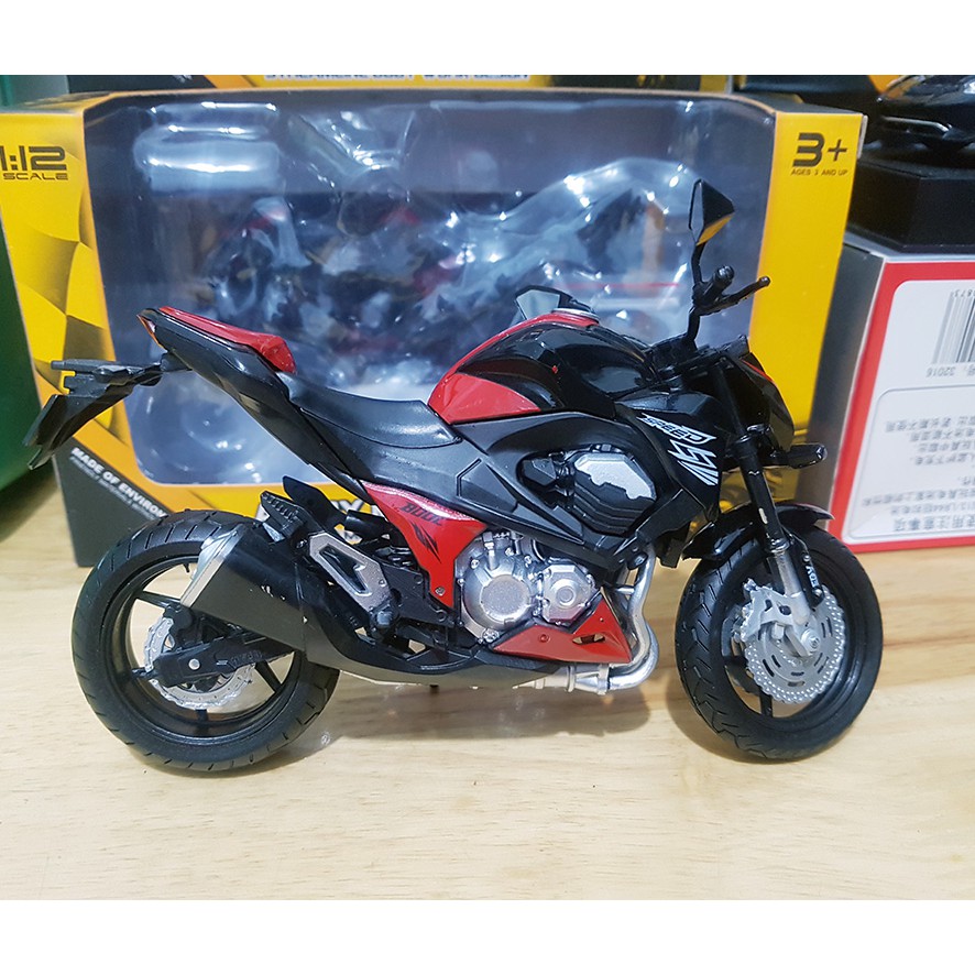 Mô Hình Xe Moto Kawasaki Ninja Z800 (Ảnh Thật)