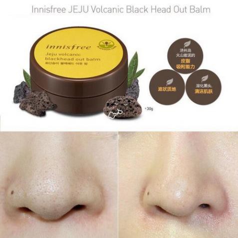 Sáp mụn đầu đen Innisfree Jeju Volcanic Black Head Out Balm