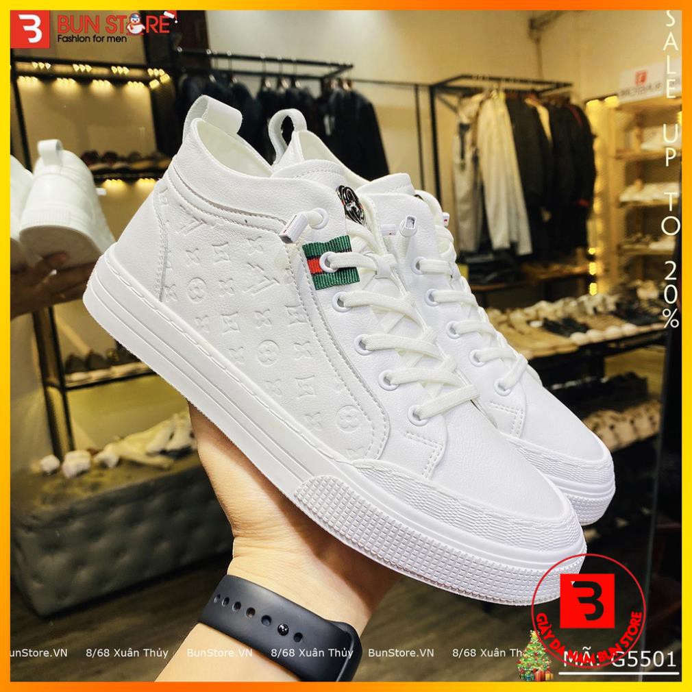 TOP Giày Nam cao cấp Bun Store - Giày da nam thời trang Sneaker trẻ trung, phong cách G5001