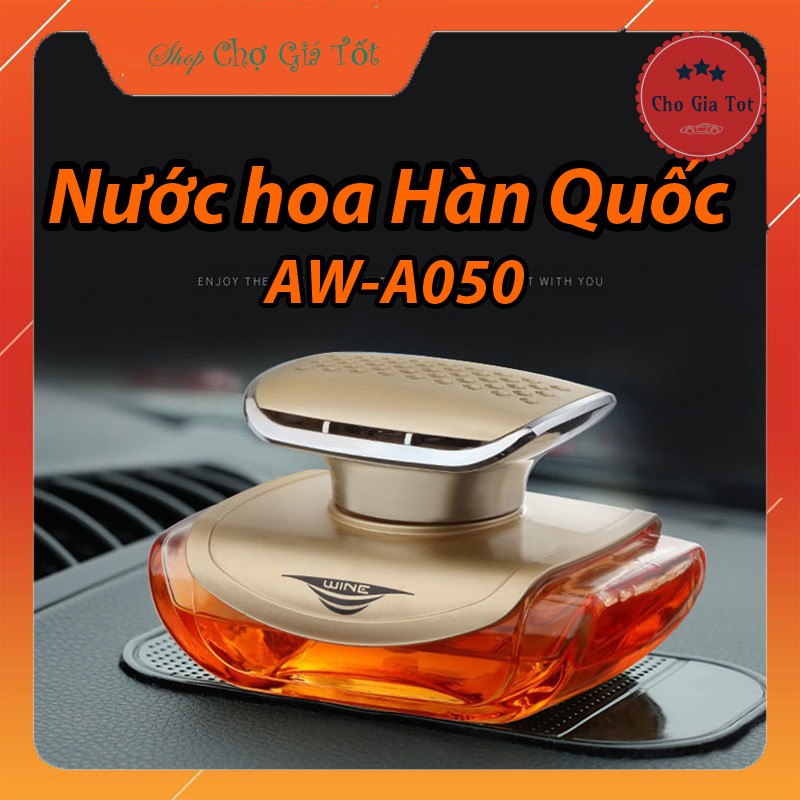 Nước hoa ô tô Thơm Mát dịu nhẹ AW-A050 65ml hàng Hàn Quốc