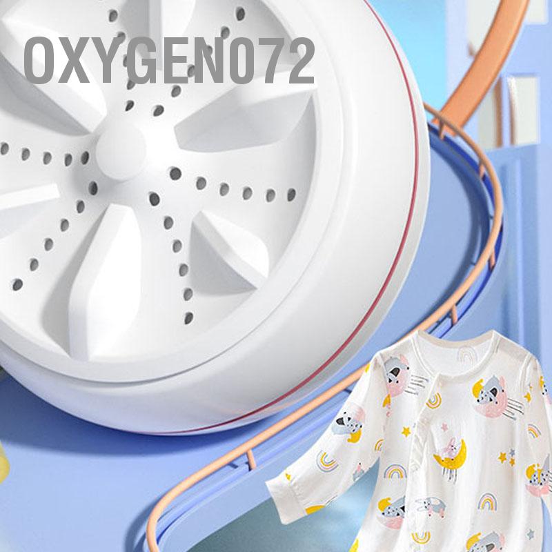 Máy giặt mini sử dụng sóng siêu âm di động tiện dụng cho gia đình đi du lịch - Công suất cao Di động mạnh mẽ Oxygen072