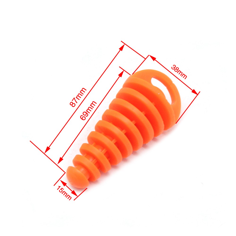 Nút bịt giảm thanh ống pô xả cho xe mô tô 15mm - 38mm