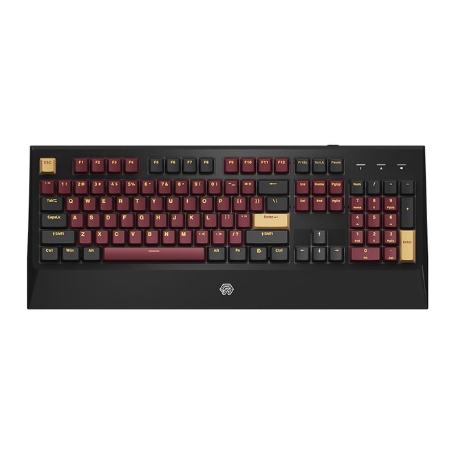 Bàn phím cơ AKKO Mojike GK1 Black Red LED trắng/ Akko switch v2/ keycap PBT Double-Shot chính hãng