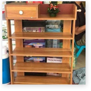 TỦ GIÀY GỖ 5 TẦNG CHẮC CHẮN