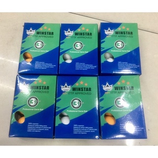 Banh bóng bàn winstar hộp 6 trái