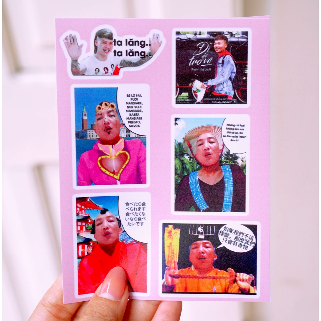 Sticker Khá Bảnh Dán Nón Bảo Hiểm Chống Nước Cắt Sẵn Tại Azsticker