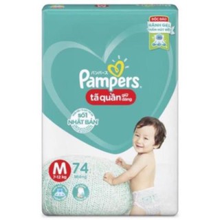 Tã bỉm quần/ dán pamper l68/m74/xl62/xxl56 mẫu mới giữ dáng gói cực đại