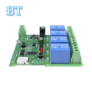 Mô Đun Rơ Le 10A DC 5V 4CH 4 Kênh Điều Khiển Từ Xa Bằng Ứng Dụng Điện Thoại Android IOS