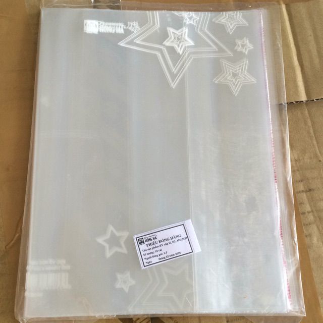 Bọc vở Hồng Hà Cấp 1, Cấp 2, Bọc Sách Giáo Khoa HH, Bọc A4 HH 1 tập = 10 tờ