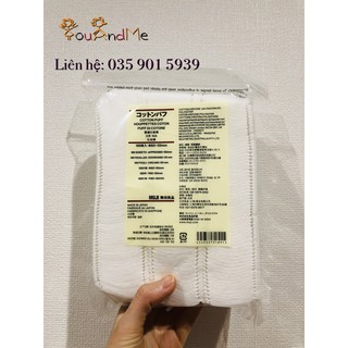 Bông tẩy trang Muji Nhật Bản