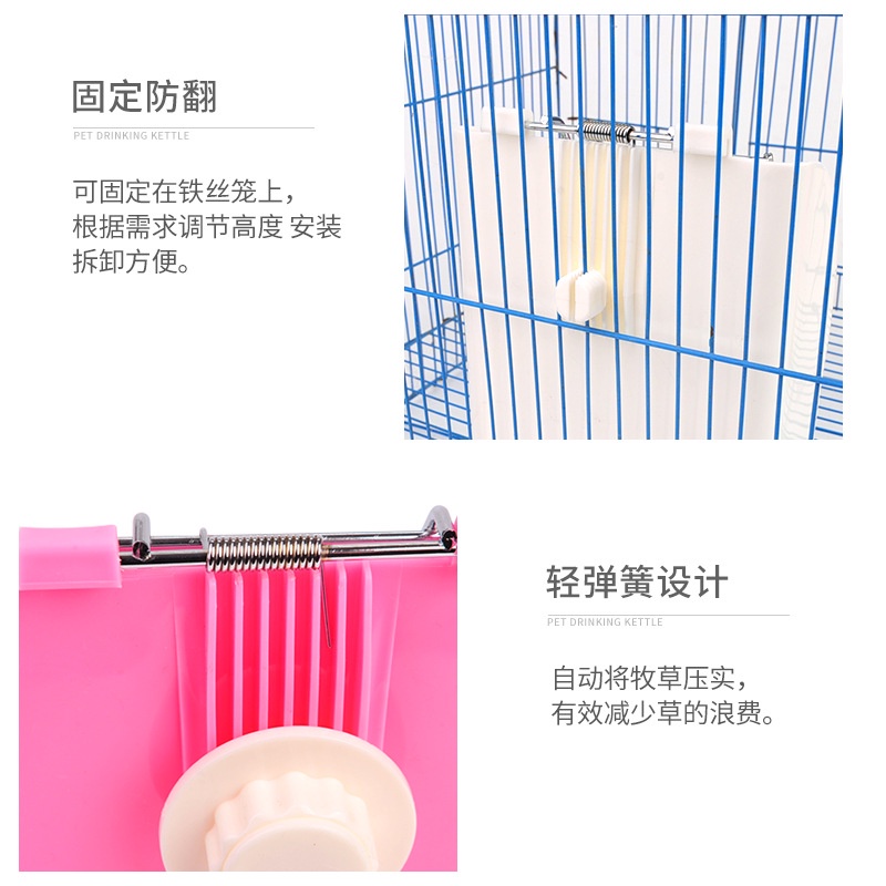 khay kẹp cỏ khô dành cho thỏ/ bọ/ chinchila/ sóc bắc mỹ