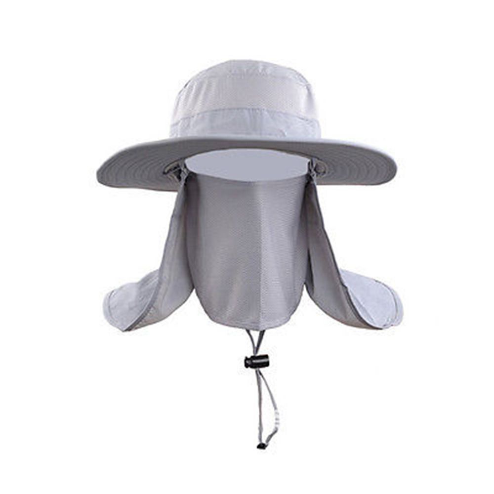 Nón bucket che cổ mặt chống nắng nóng câu cá trượt băng ngoài trời