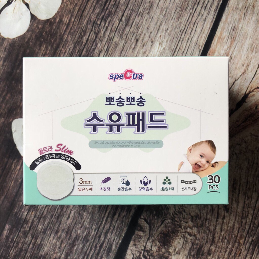 Miếng Lót Thấm Sữa SPECTRA DÙNG MỘT LẦN (30 Miếng/ Hộp)