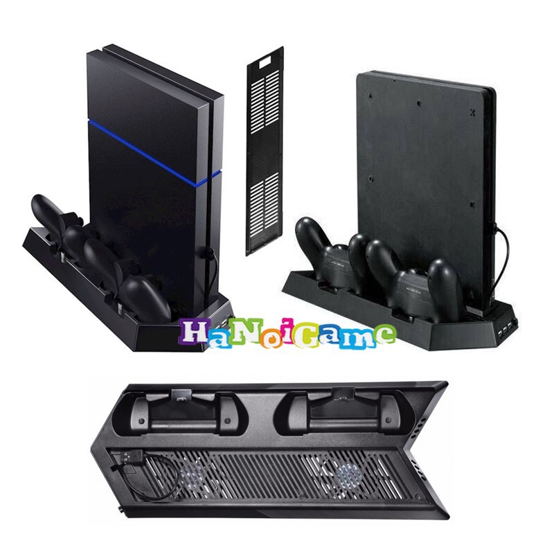 Đế Đứng Tản Nhiệt Kiêm Dock Sạc Nhanh Cho Máy PS4 Các Loại | TOP BÁN CHẠY ✔