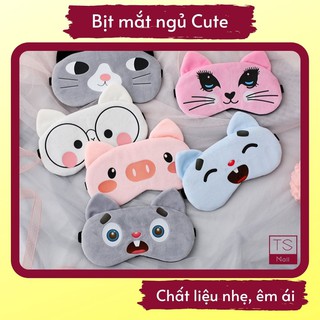 Bịt mắt ngủ mẫu cá tính hình Cute chất liệu nhẹ, êm ái, thoải mái khi sử dụng