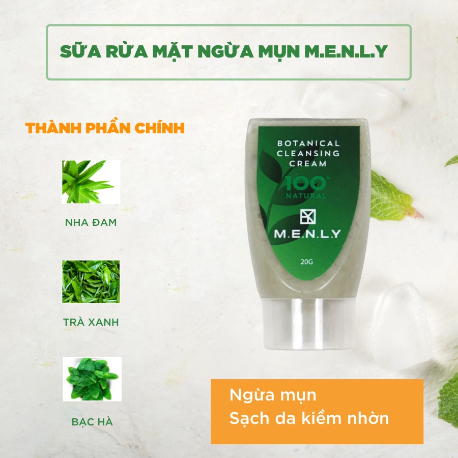 Bộ SAMPLE chăm sóc da tiện dụng khi đi du lịch Menly