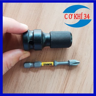 Đầu chuyển bulong sang bắn vít  + đầu mũi vít DEWALT chính hãng
