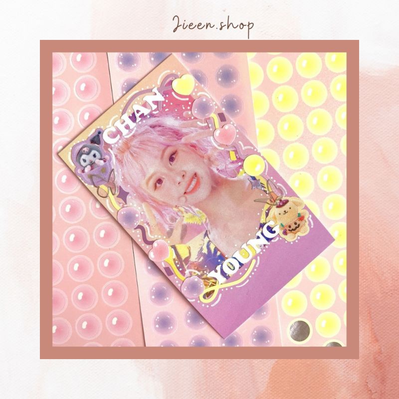 Sticker bong bóng trang trí toploader