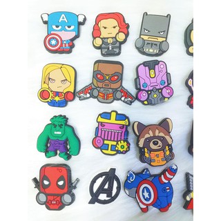 [Hàng có sẵn] Jibbitz Marvel / Avenger / DC / Siêu nhân