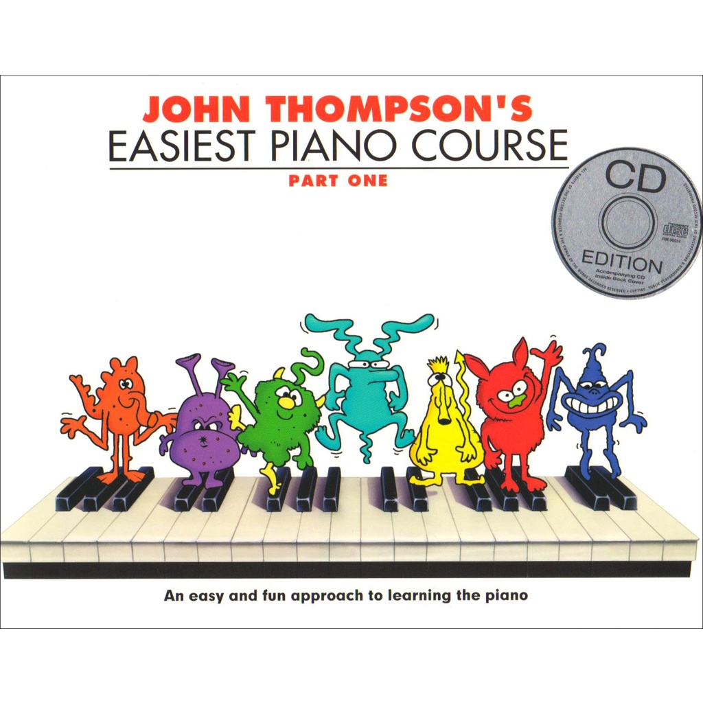 BỘ GIÁO TRÌNH HỌC PIANO CHO TRẺ EM JOHN THOMPSON EASIEST PIANO COURSE