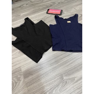 Áo croptop 3lỗ tag , hình thật