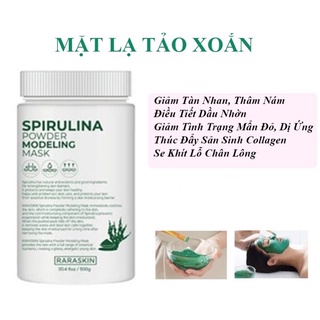 Mặt nạ tảo xoắn RARASKIN Spirulina Powder Modeling Mask Hàn Quốc