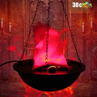 ELECTRONIC Đèn Led Giả Ngọn Lửa 3d Trang Trí Halloween