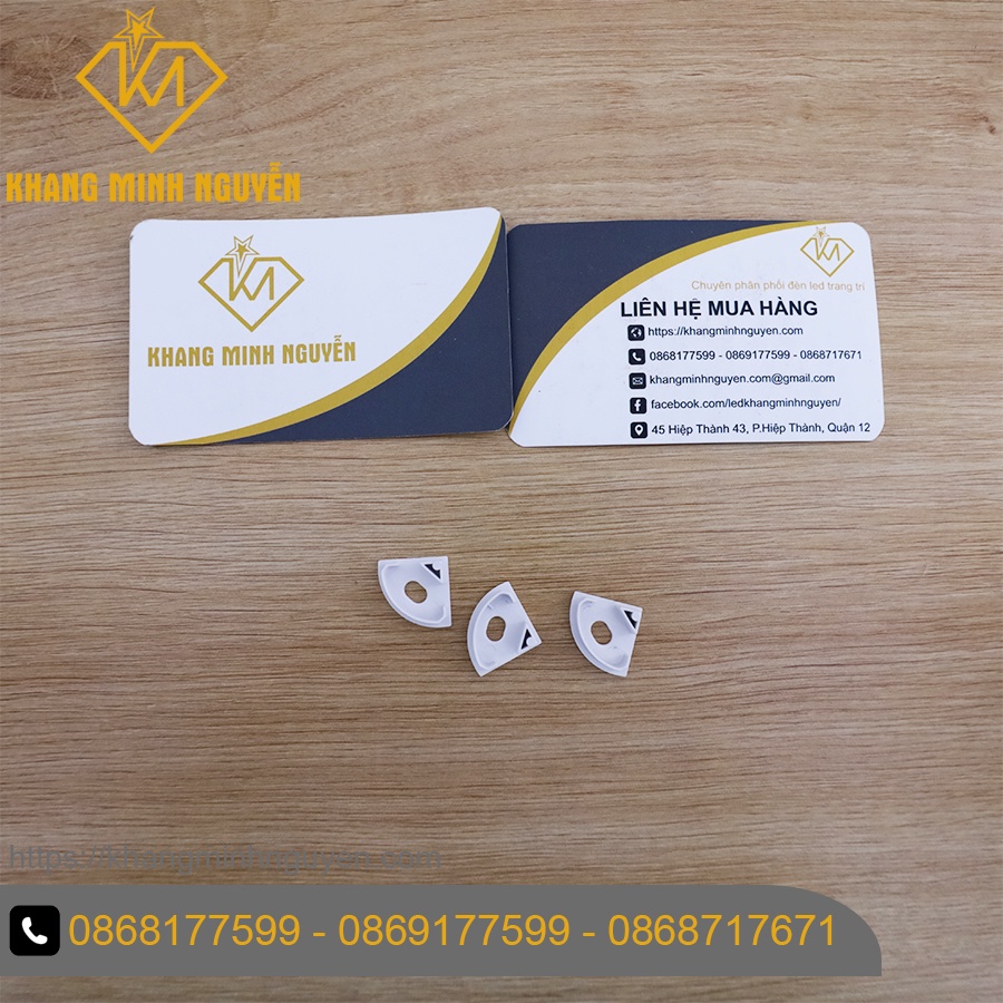 Đầu bịt nhựa và pát sắt cho thanh nhôm định hình đèn led chữ T 508 lắp âm, chữ U 509 lắp nổi, chữ V 601 lắp góc nổi