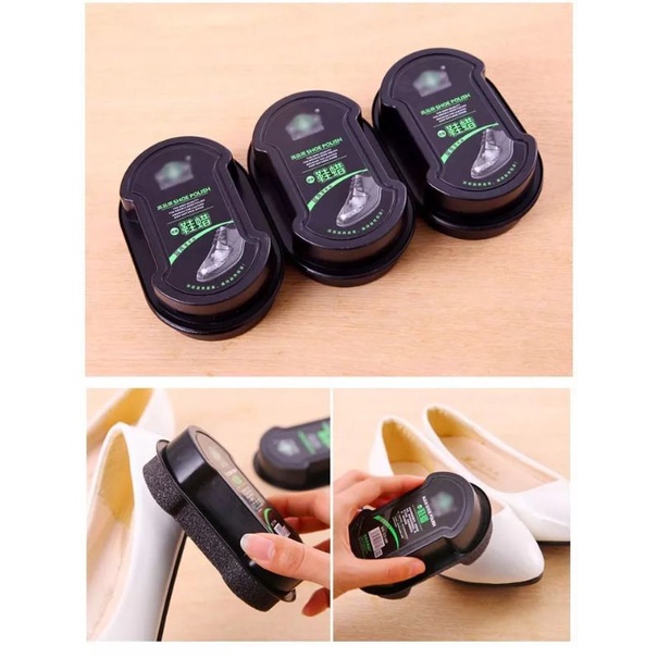 [Hộp To] Hộp Xi Đánh Giày 2 Mặt Shoe Polish Shoe Shine Hộp To