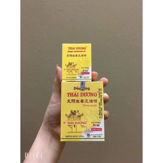 Dầu Gừng Thái Dương