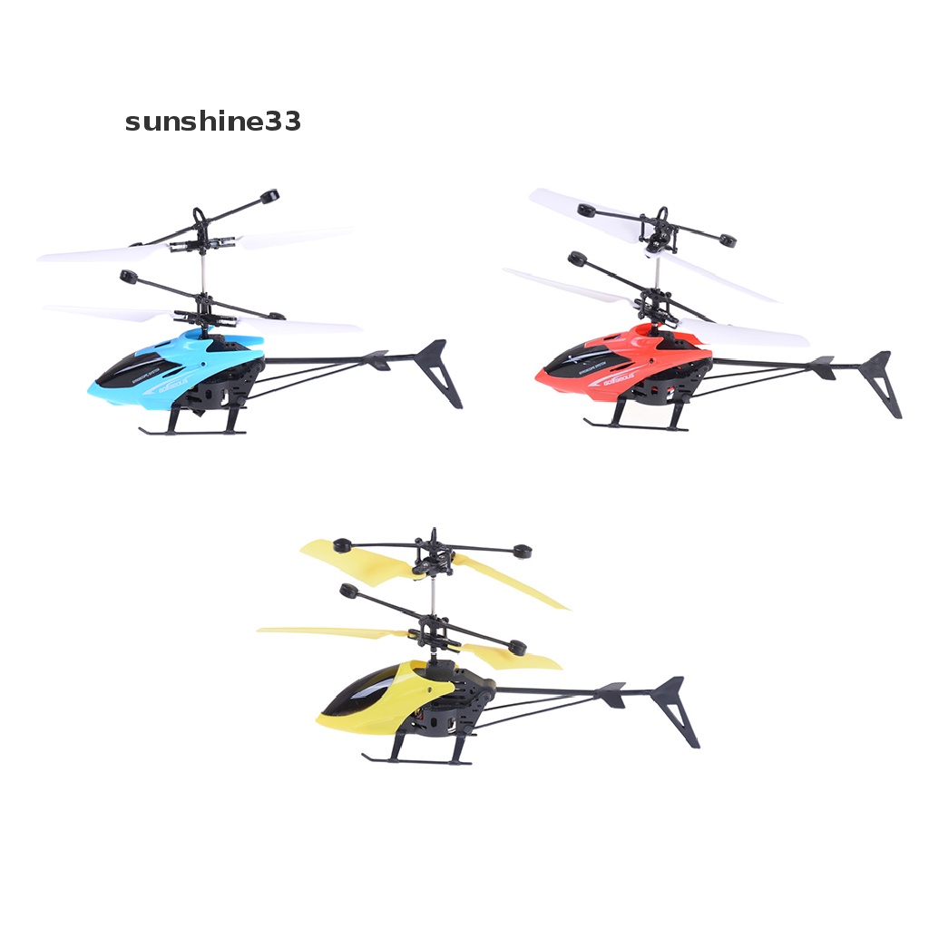 Máy bay trực thăng điều khiển từ xa cảm biến hồng ngoại có đèn LED sạc USB cho trẻ em
