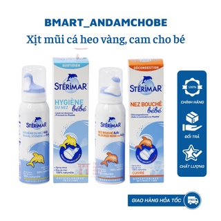 Xịt muối biển Sterimar cá heo 100ml của Pháp