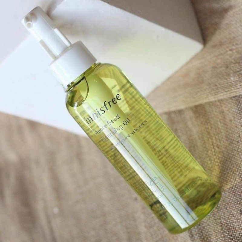 Dầu Tẩy Trang Táo Xanh Innisfres Apple Juicy Cleansing Oil