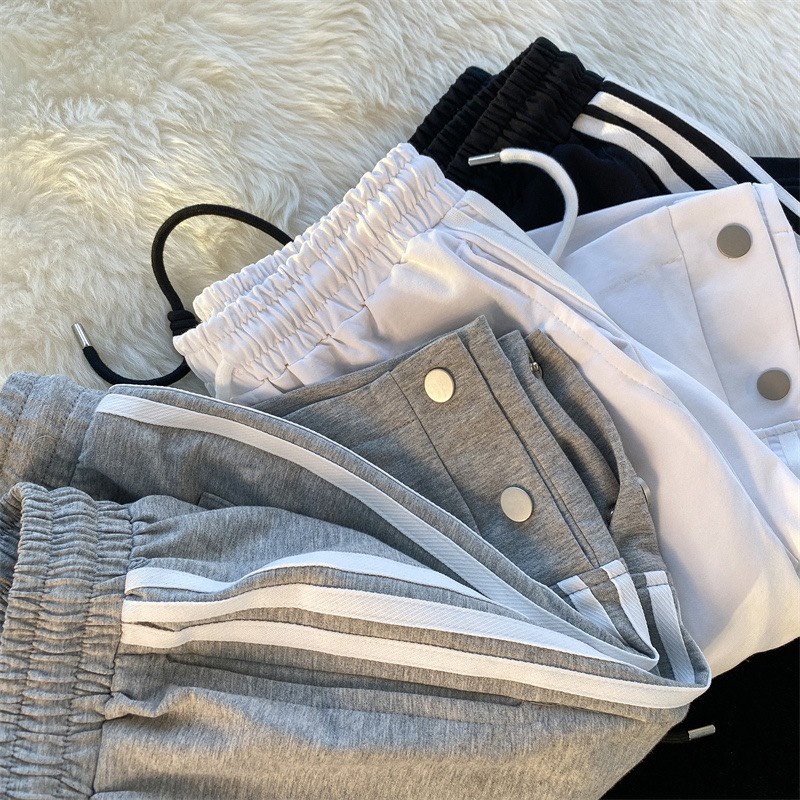 Quần short Unisex- Quần đùi Nam nữ phối cúc bấm cực chất