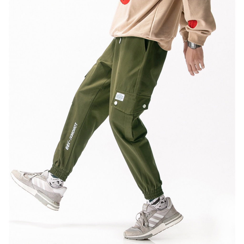 Quần jogger nam kaki cao cấp phối túi hộp dáng hàn phong cách đường phố mẫu mới SKU12 9CLOTHING